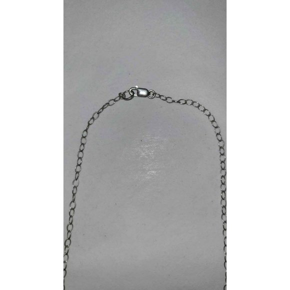 Sterling Silver Rose Quartz Butterfly Pendant  Necklace - Picture 6 of 8